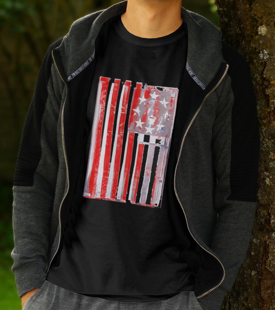 Rottweiler American Flag Independence Dog Lovers Patriotic USA T-Shirt