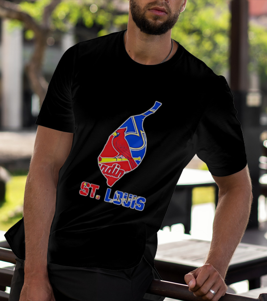 St. Louis Cardinals And Blues Team Spirit T-Shirt