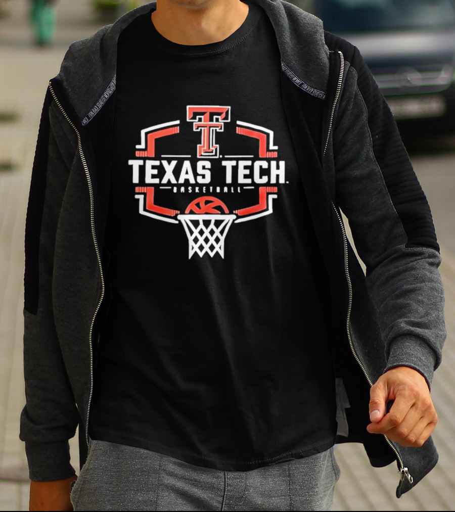 Texas Tech Red Raiders Basketball Hoop Buzzer Beater T-Shirt