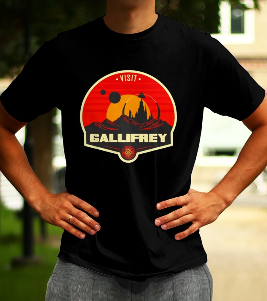 Visit Gallifrey Chrono Citadel Sci Fi World T-Shirt