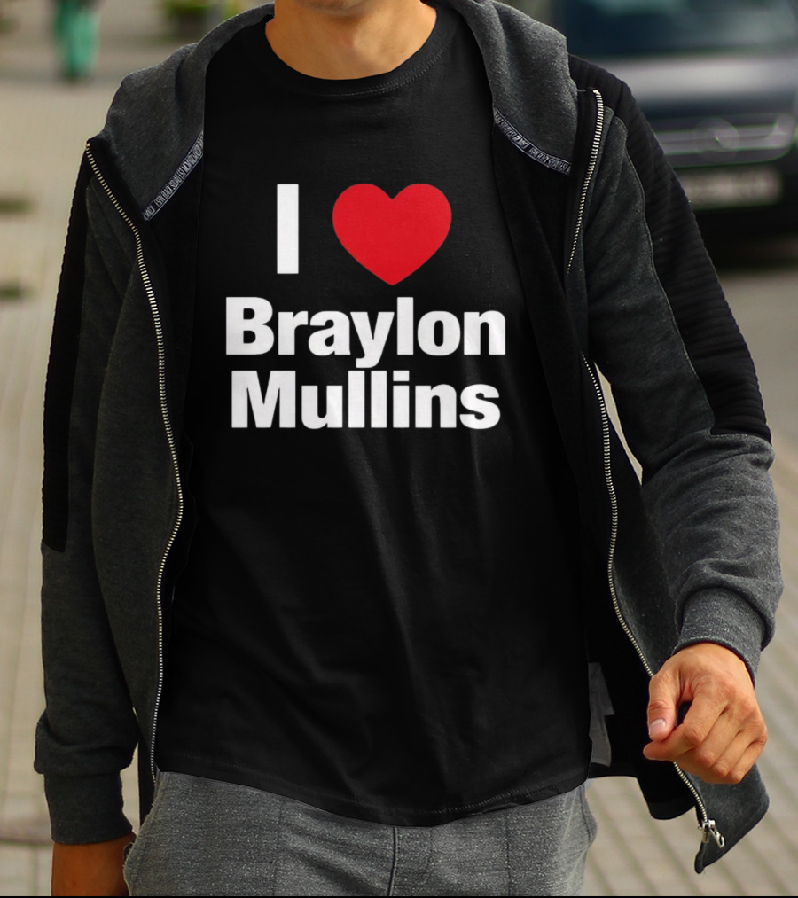 I Heart Braylon Mullins Basketball Fan Love T-Shirt
