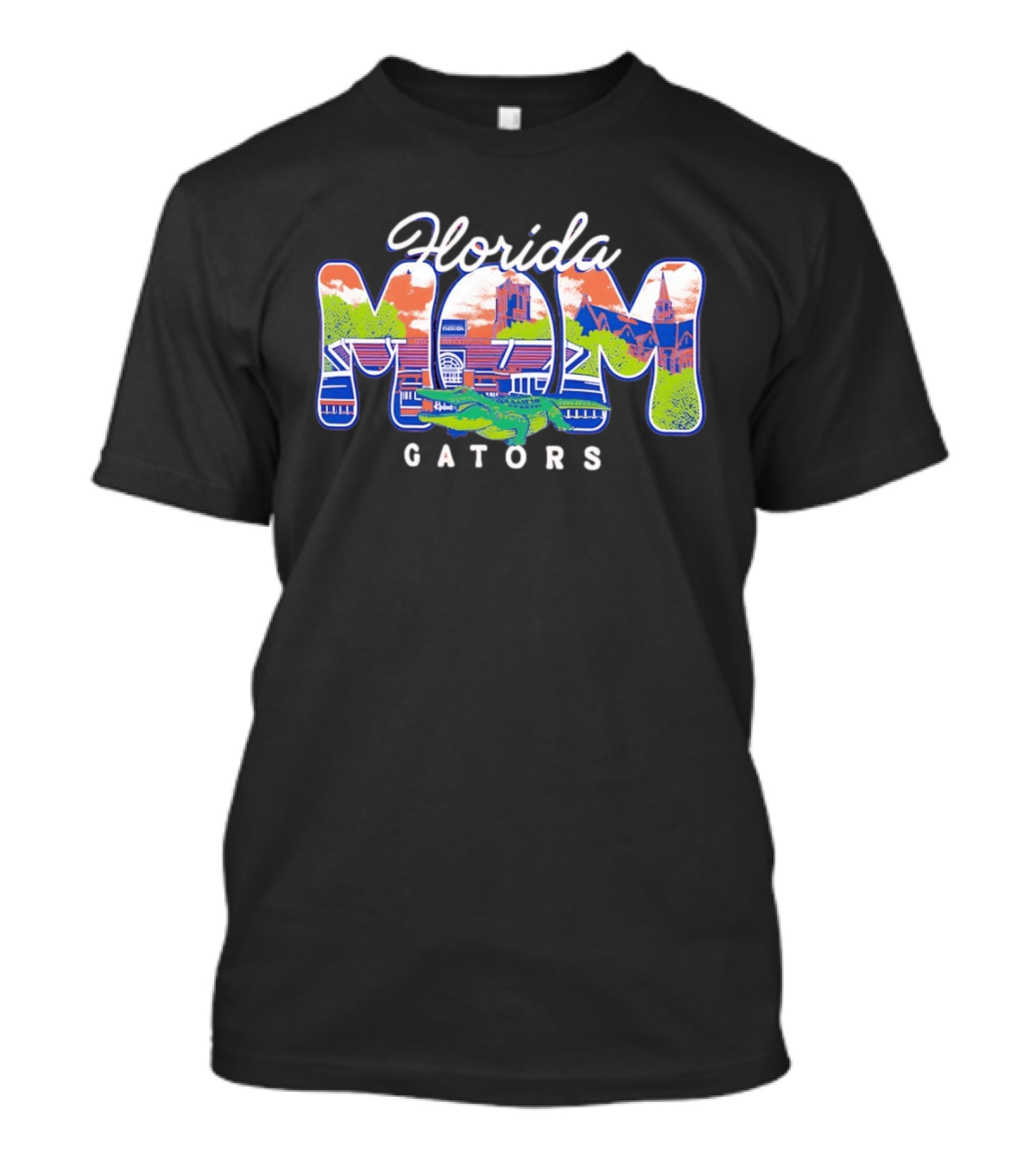 Florida Gators MOM University Of Florida Gators Campus Scenery T-Shirt