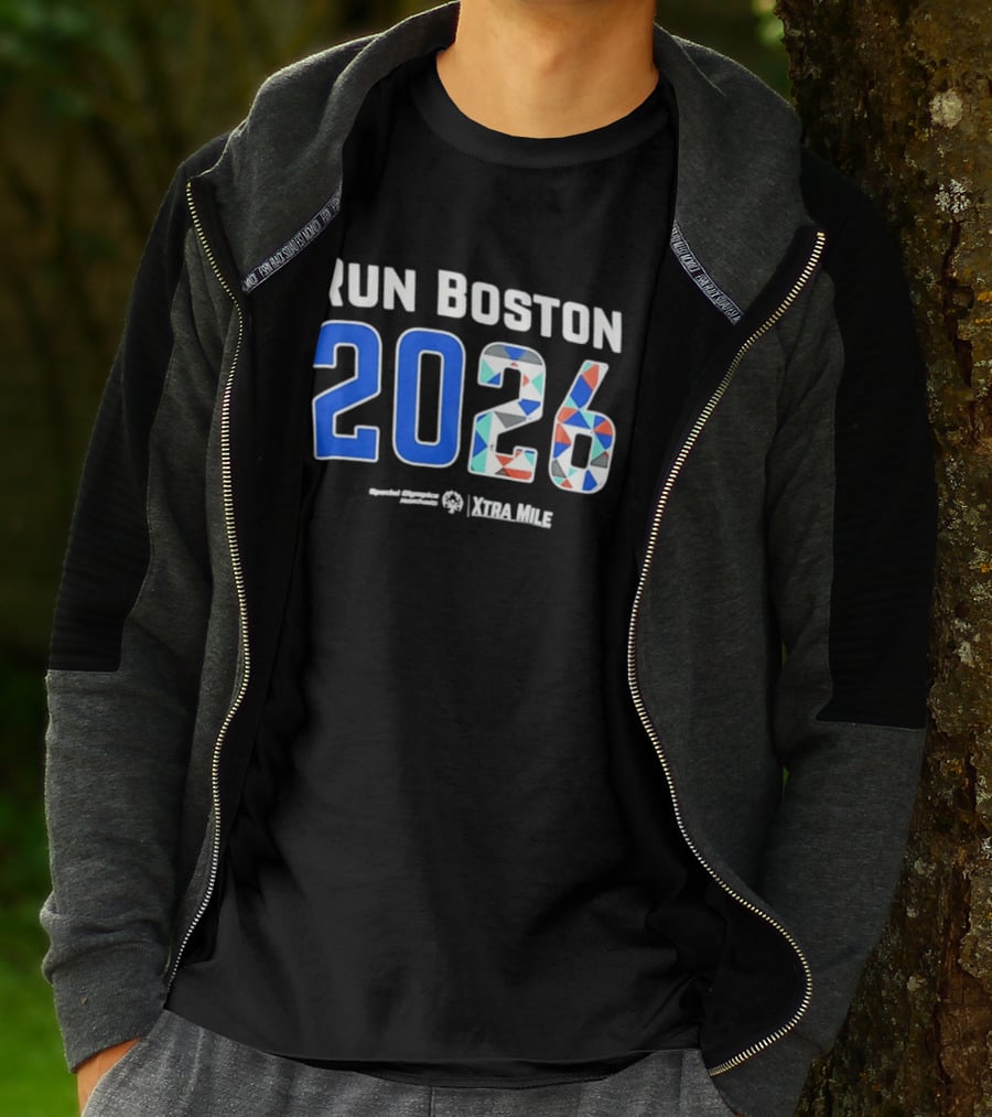 Run Boston 2026 Special Olympics Massachusetts Xtra Mile T-Shirt