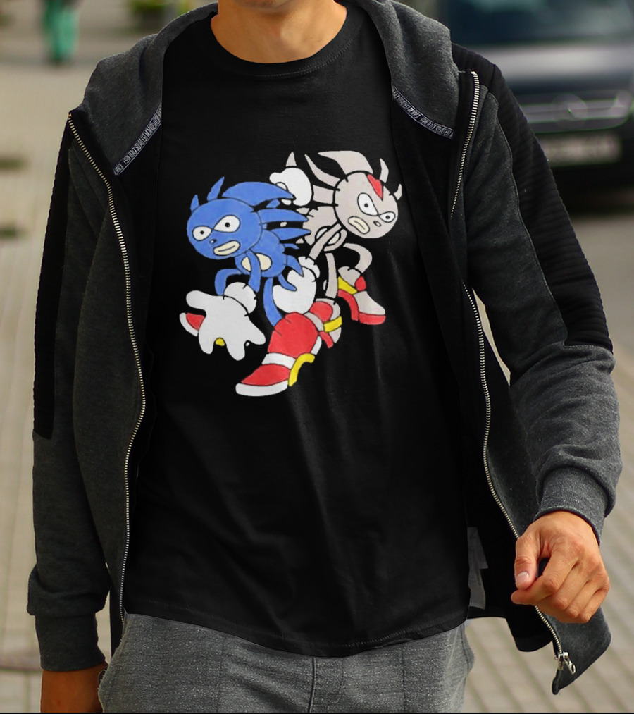 Sanic Coldsteel April Fools Meme Characters T-Shirt