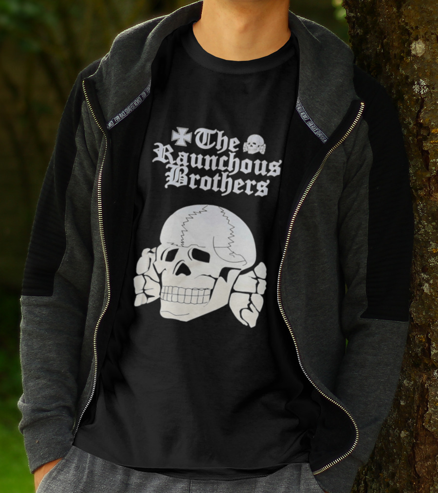 Skull The Raunchous Brothers Vintage Gothic T-Shirt