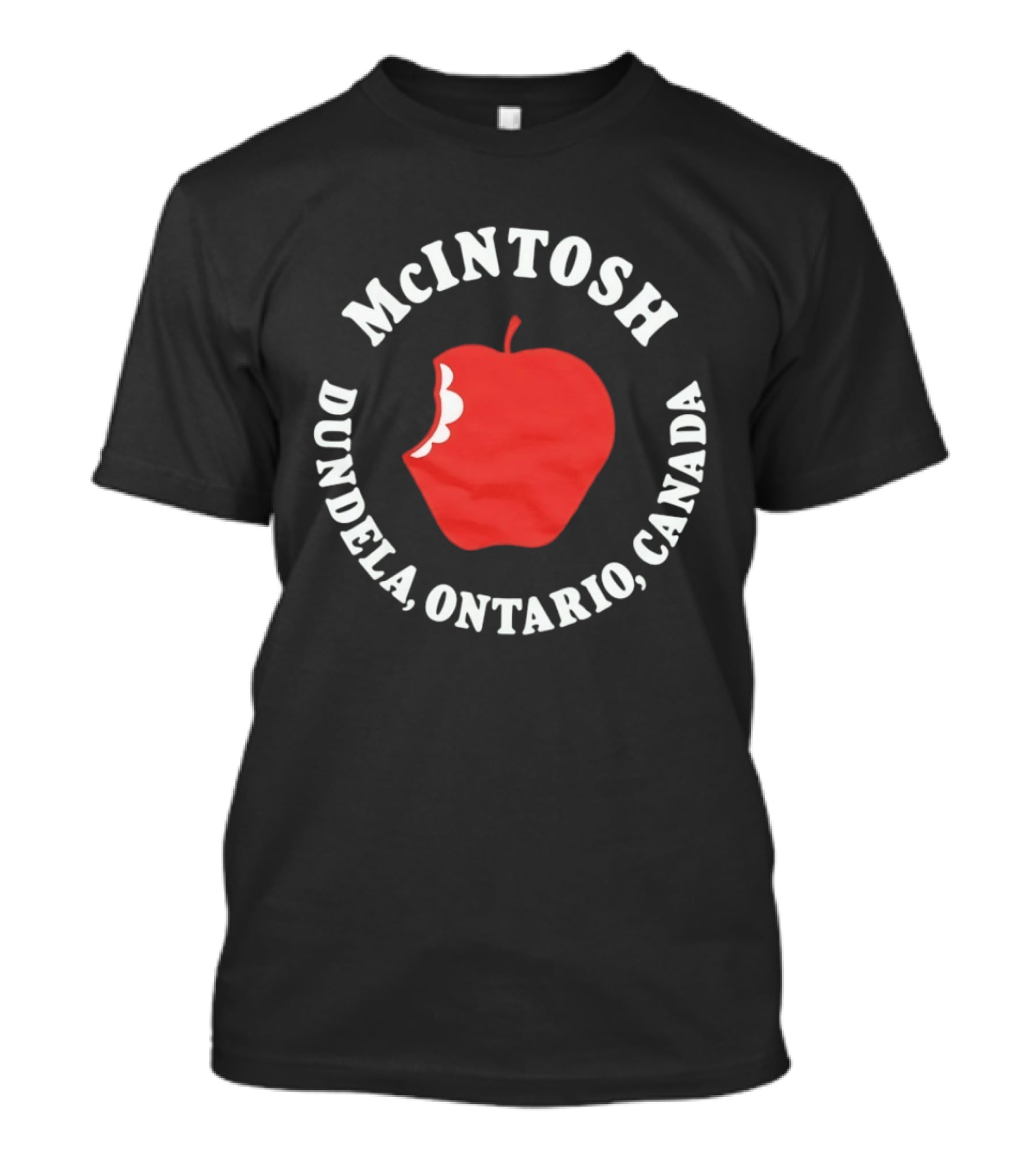McIntosh Apple Dundela Ontario Canada Red Fruit T-Shirt