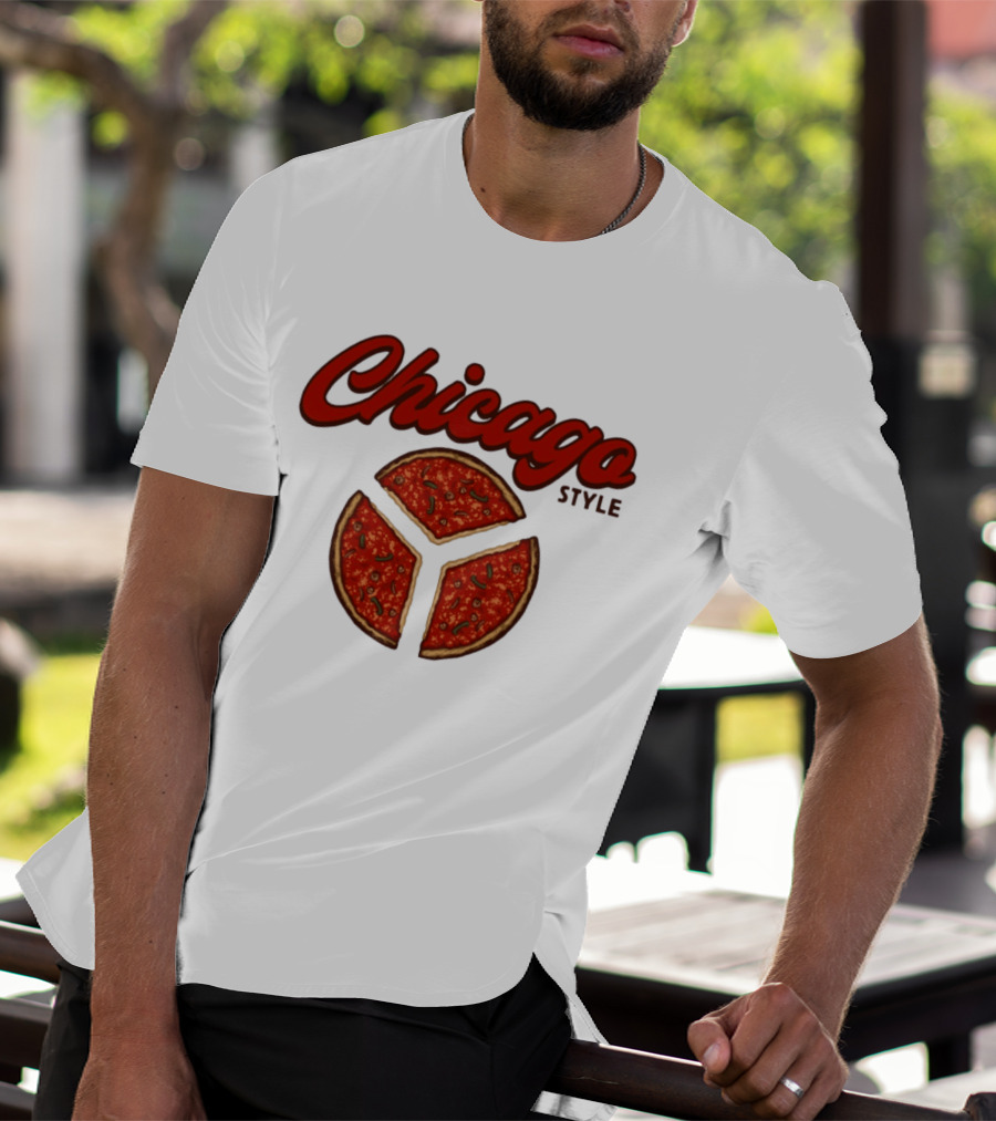 Chicago Style Deep Dish Pizza Slices T-Shirt