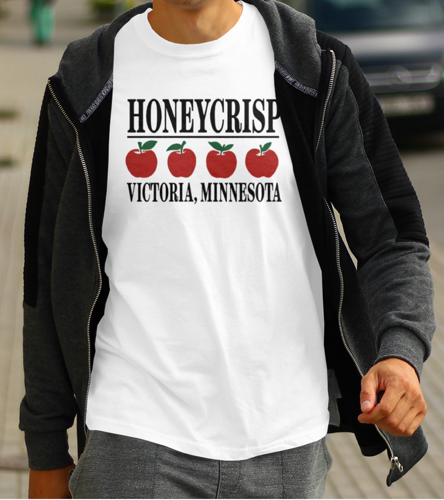 Honeycrisp Apple Four Red Icons Victoria Minnesota T-Shirt