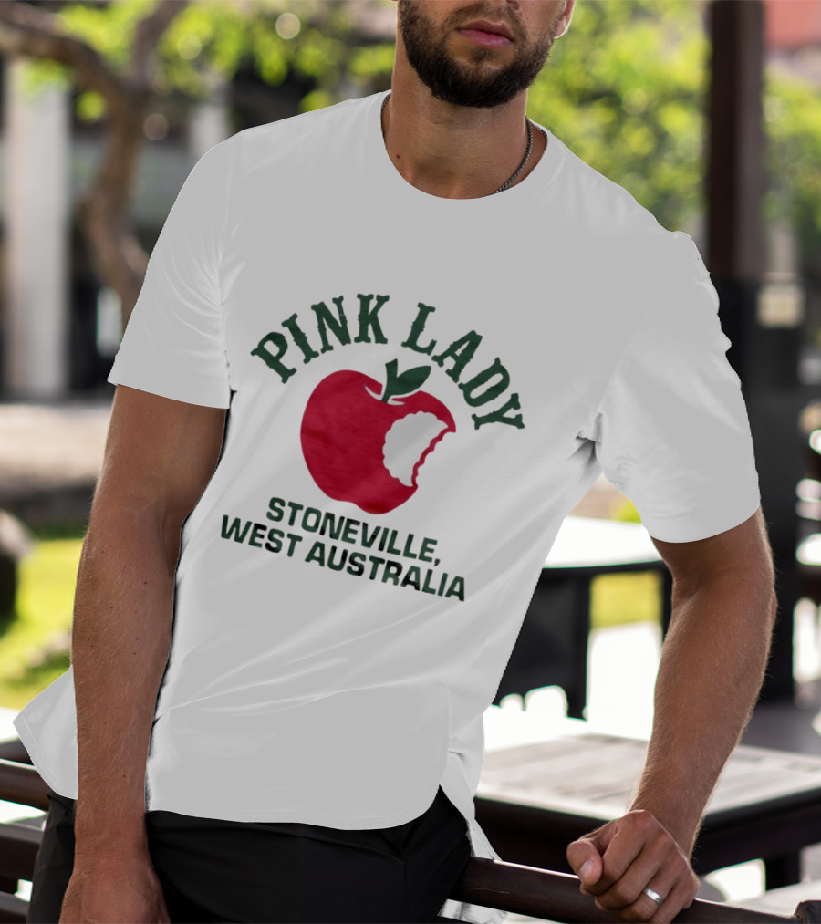 Pink Lady Apple Stoneville West Australia Bite Mark T-Shirt