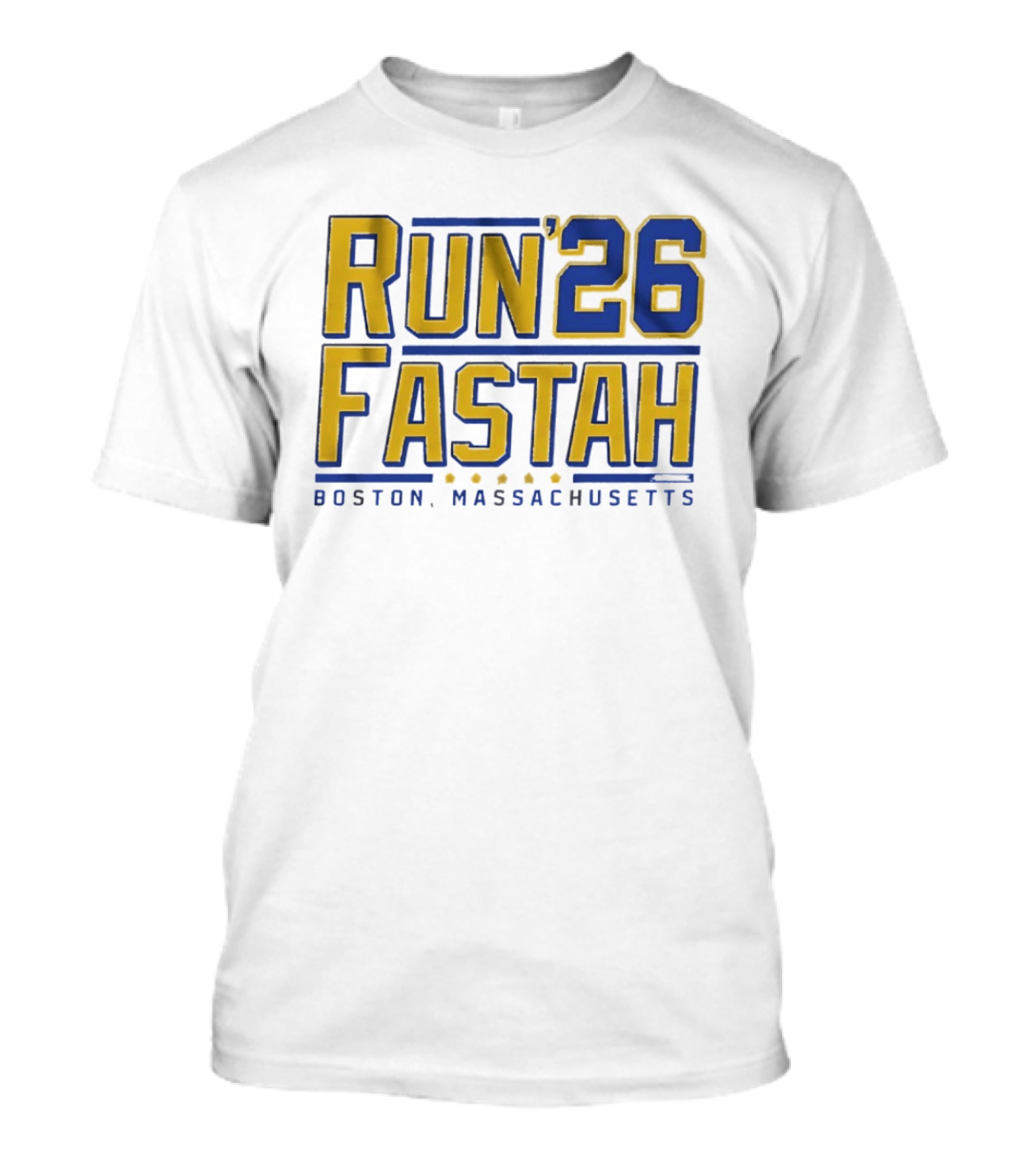 Run Fastah 26 Boston Massachusetts T-Shirt
