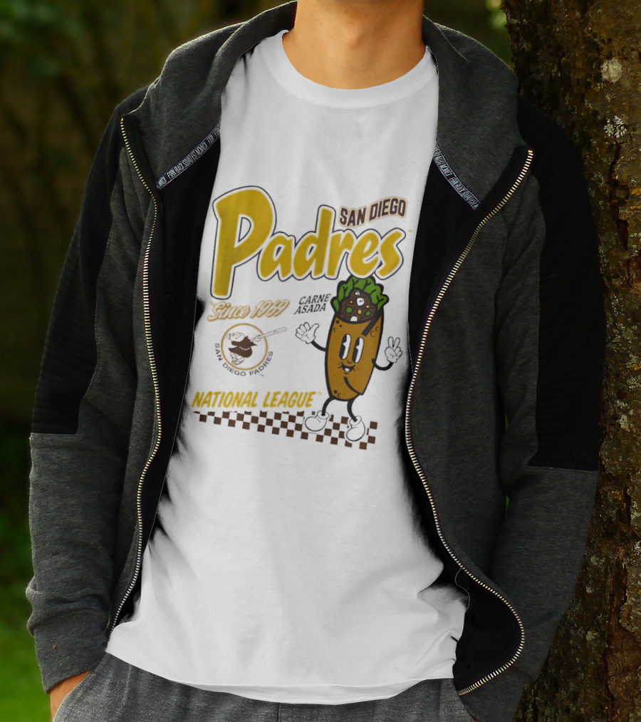 San Diego Padres Carne Asada National League Since 1969 Retro Baseball T-Shirt