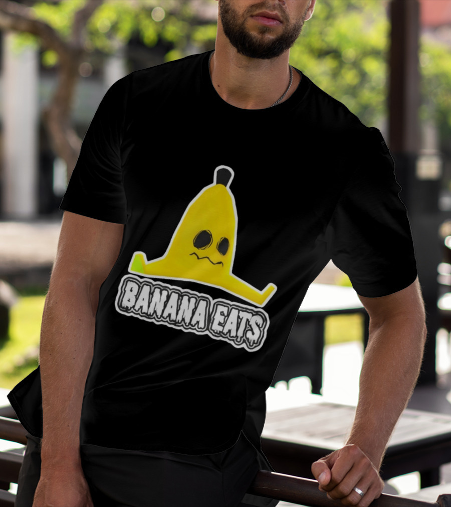 Banana Eats Game Inspired Funny Yellow T-Shirt