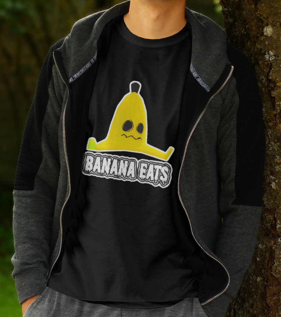 Banana Eats Game Inspired Funny Yellow T-Shirt
