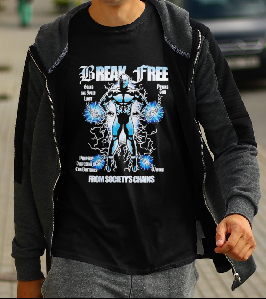 Empowered Break Free From Society's Chains Unleash Hidden Power T-Shirt