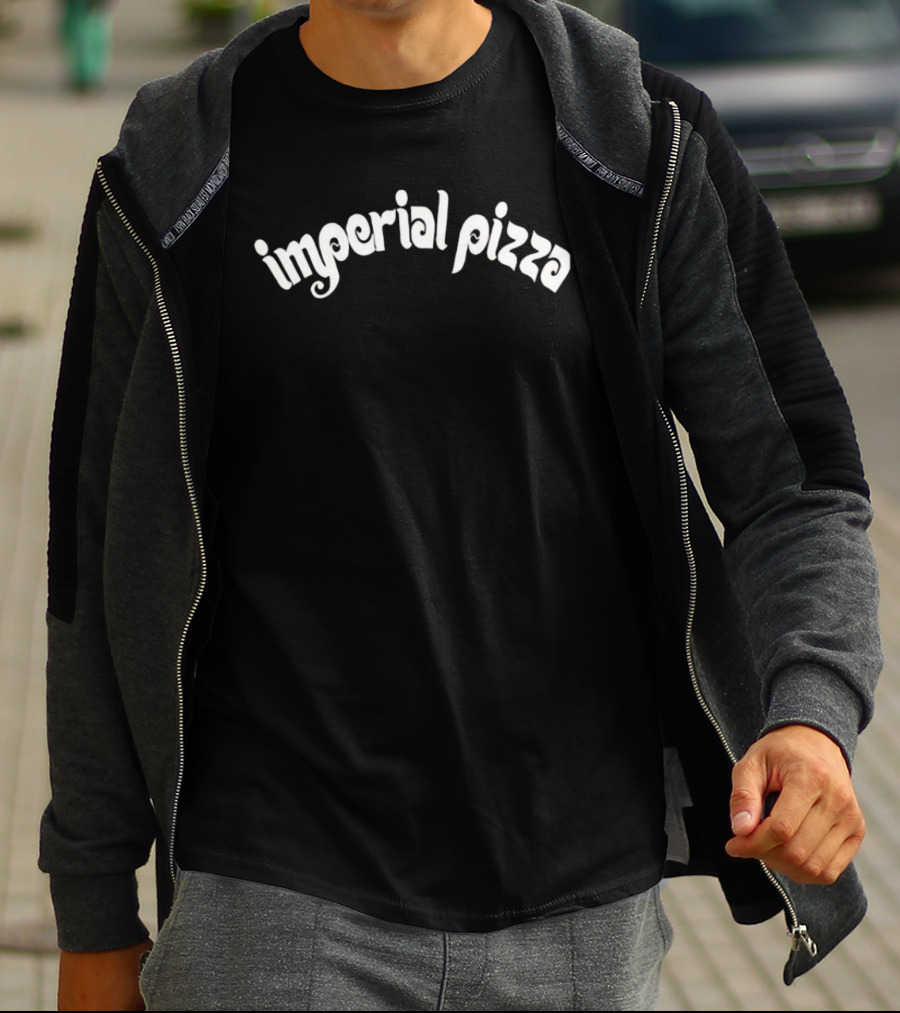 Imperial Pizza Retro Style Font T-Shirt
