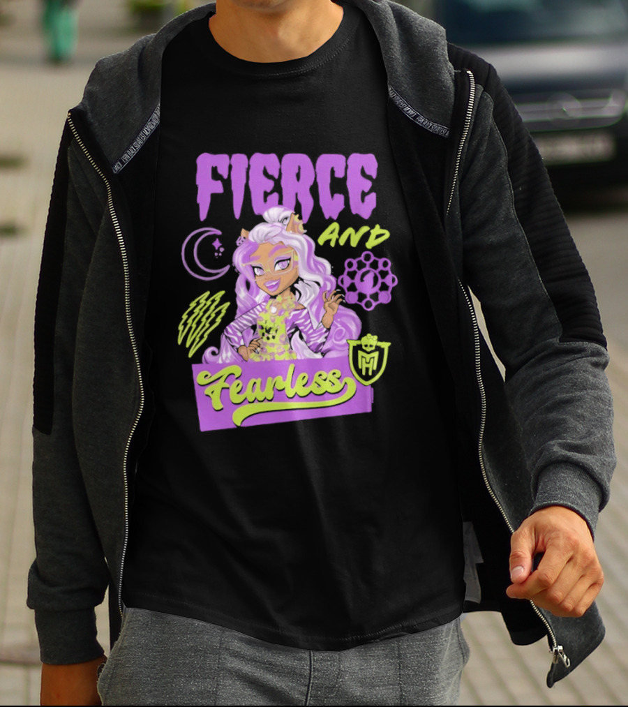 Fierce And Fearless Clawdeen Wolf Monster High T-Shirt