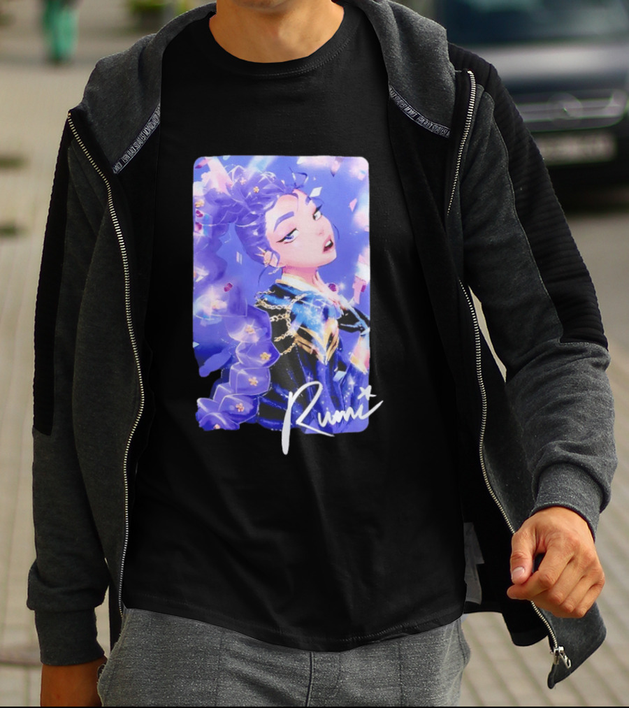 Rumi KPop Demon Hunters HUNTR X Anime T-Shirt