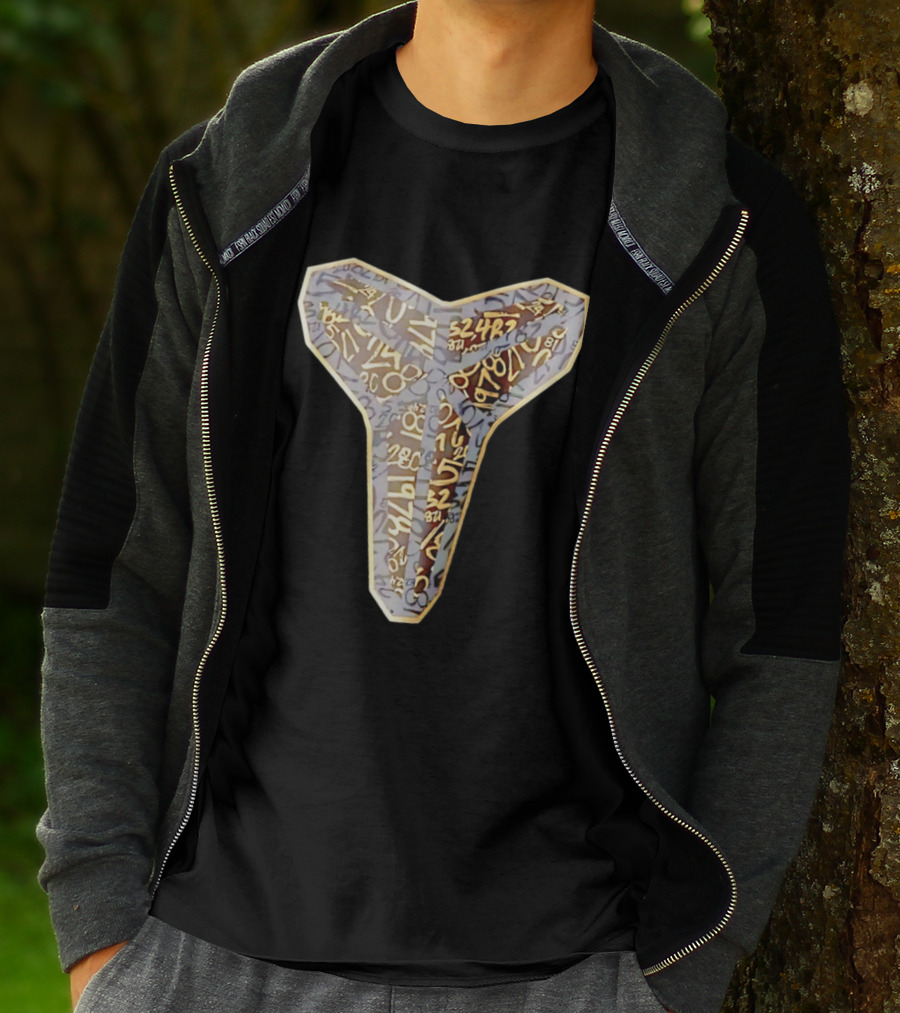 Kobe Bryant 24 8 Dri FIT Basketball Y Shaped Number T-Shirt