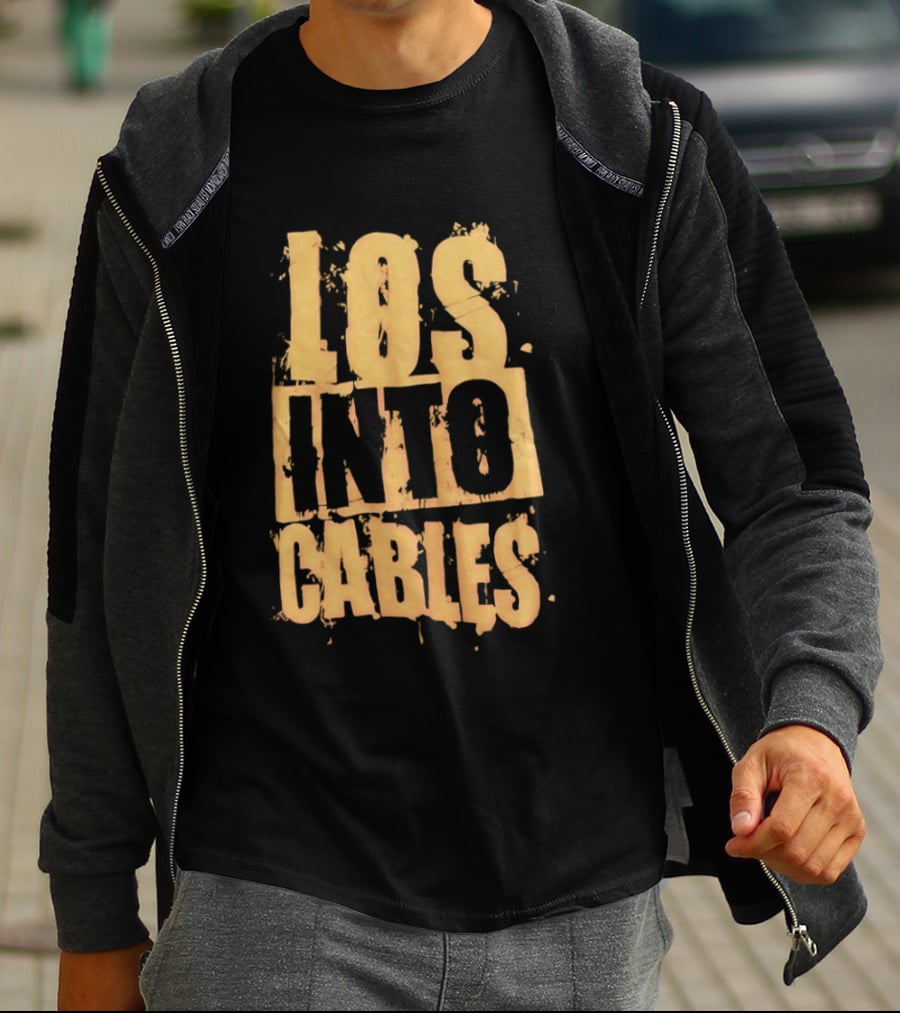 Los Into Cables Grunge T-Shirt