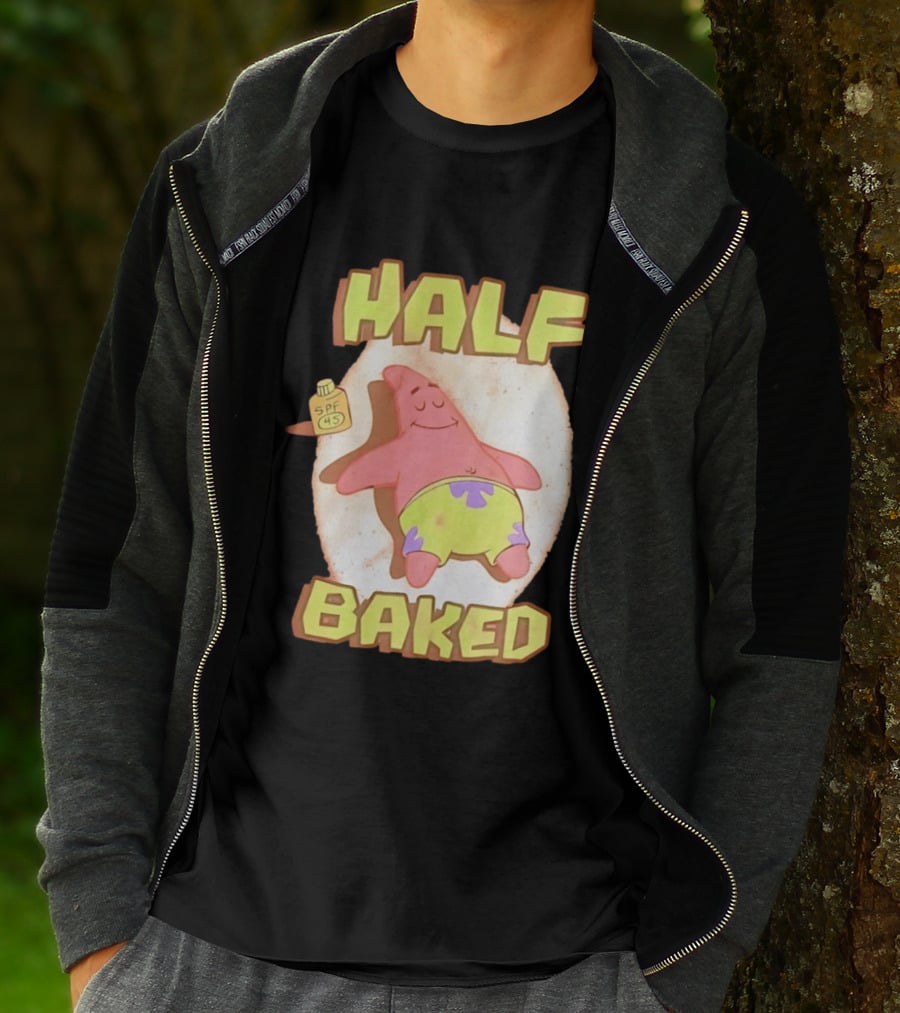 Patrick Star Half Baked SPF 45 Sunscreen Relaxation T-Shirt