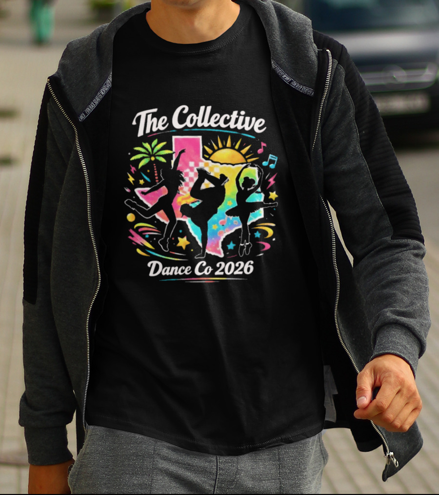The Collective Dance Co 2026 Colorful Silhouettes And Tropical Vibes T-Shirt