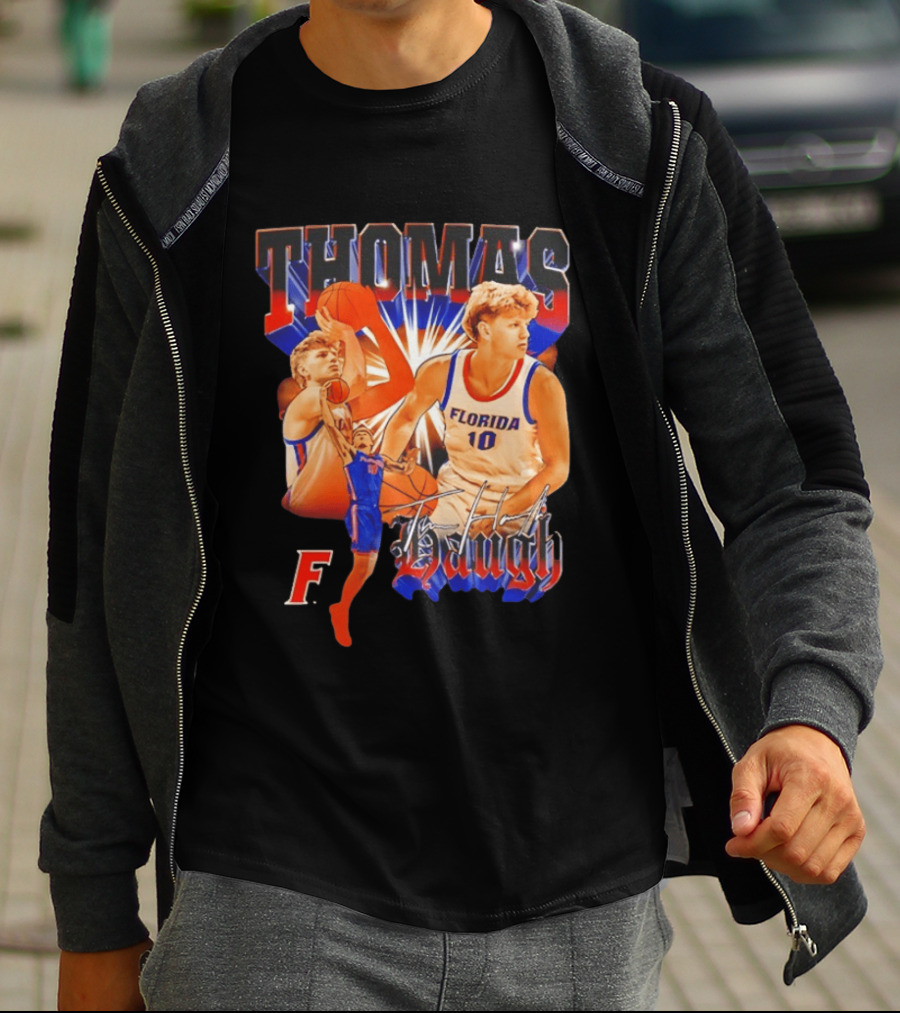 Thomas Haugh Florida Basketball Collage F. 10 T-Shirt