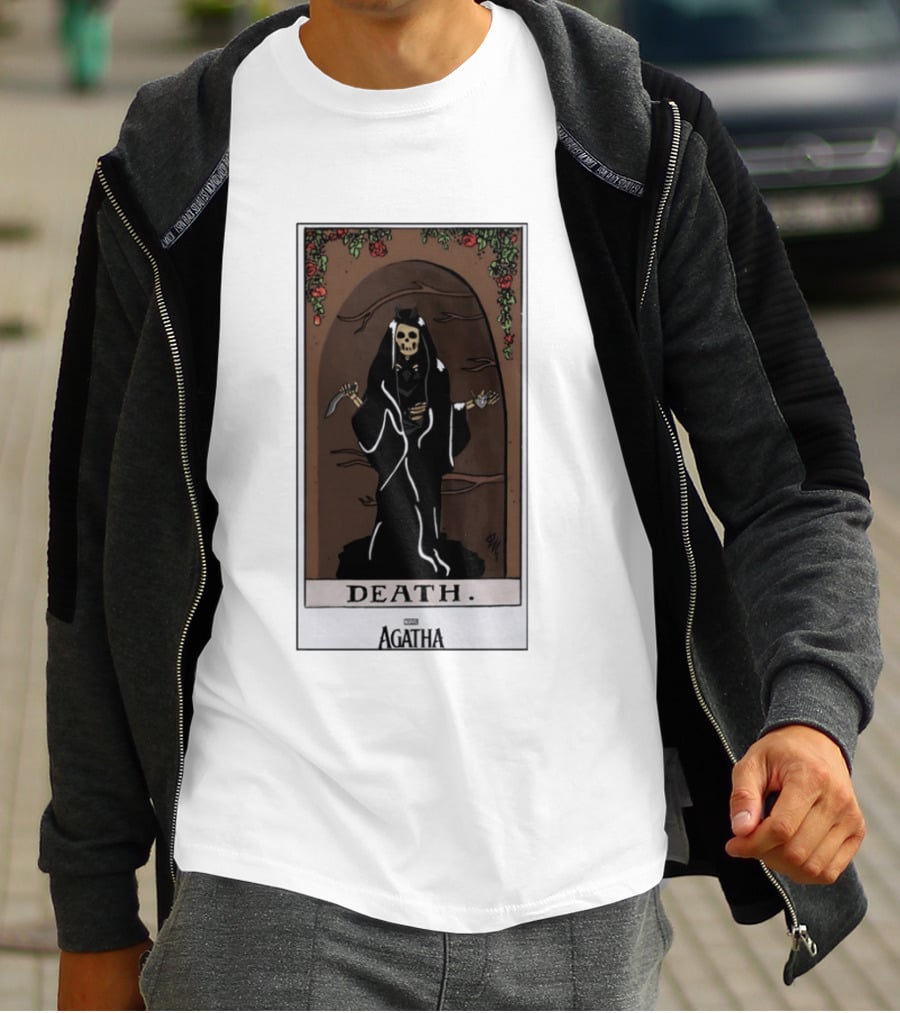 Death Tarot Card Marvel Agatha All Along T-Shirt