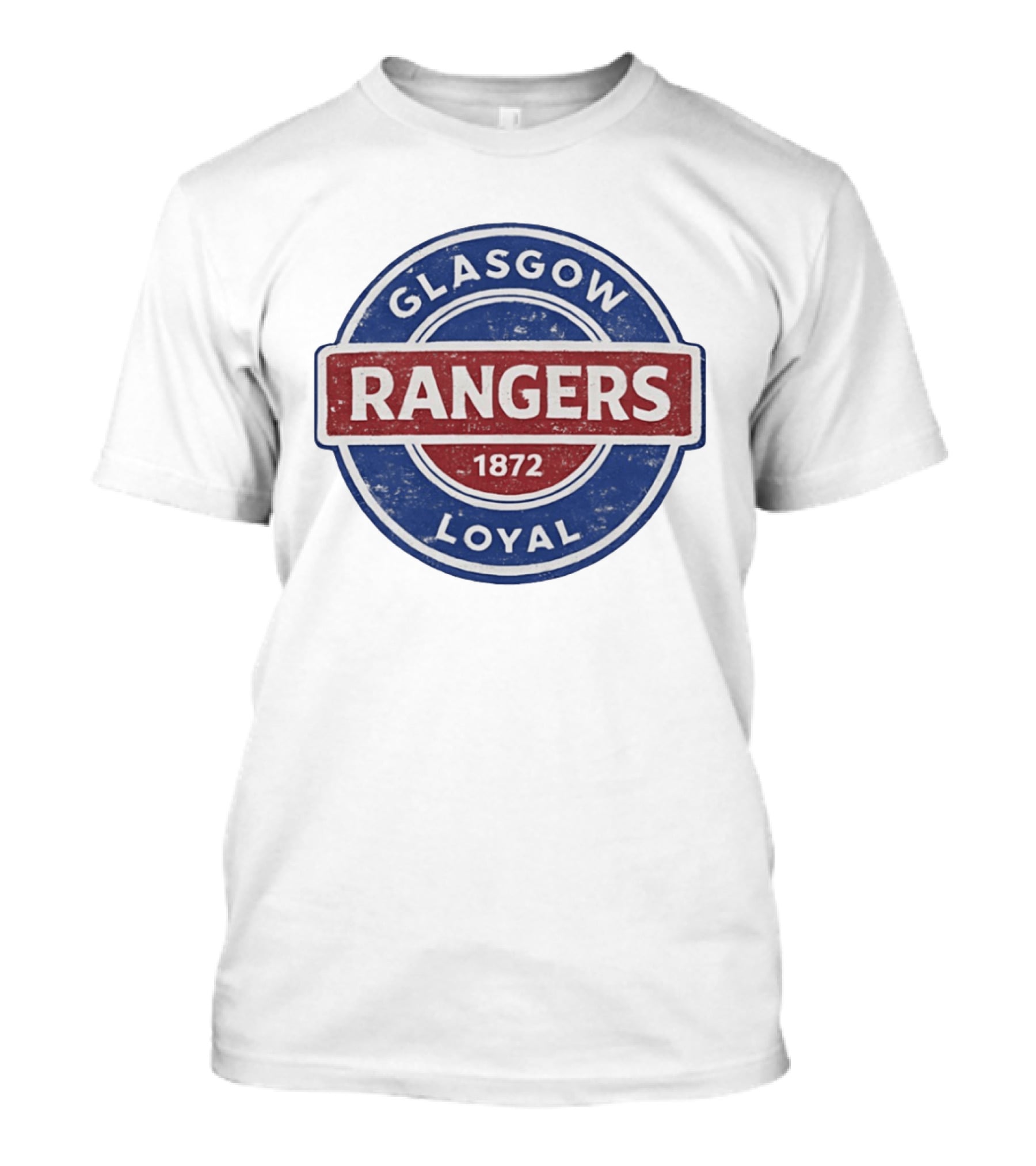 Glasgow Rangers Loyal 1872 Rangers FC Vintage Logo Football Club T-Shirt