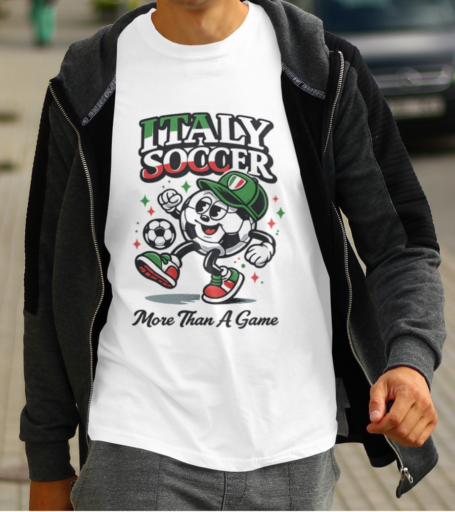 Italy Soccer More Than A Game Ball T-Shirt