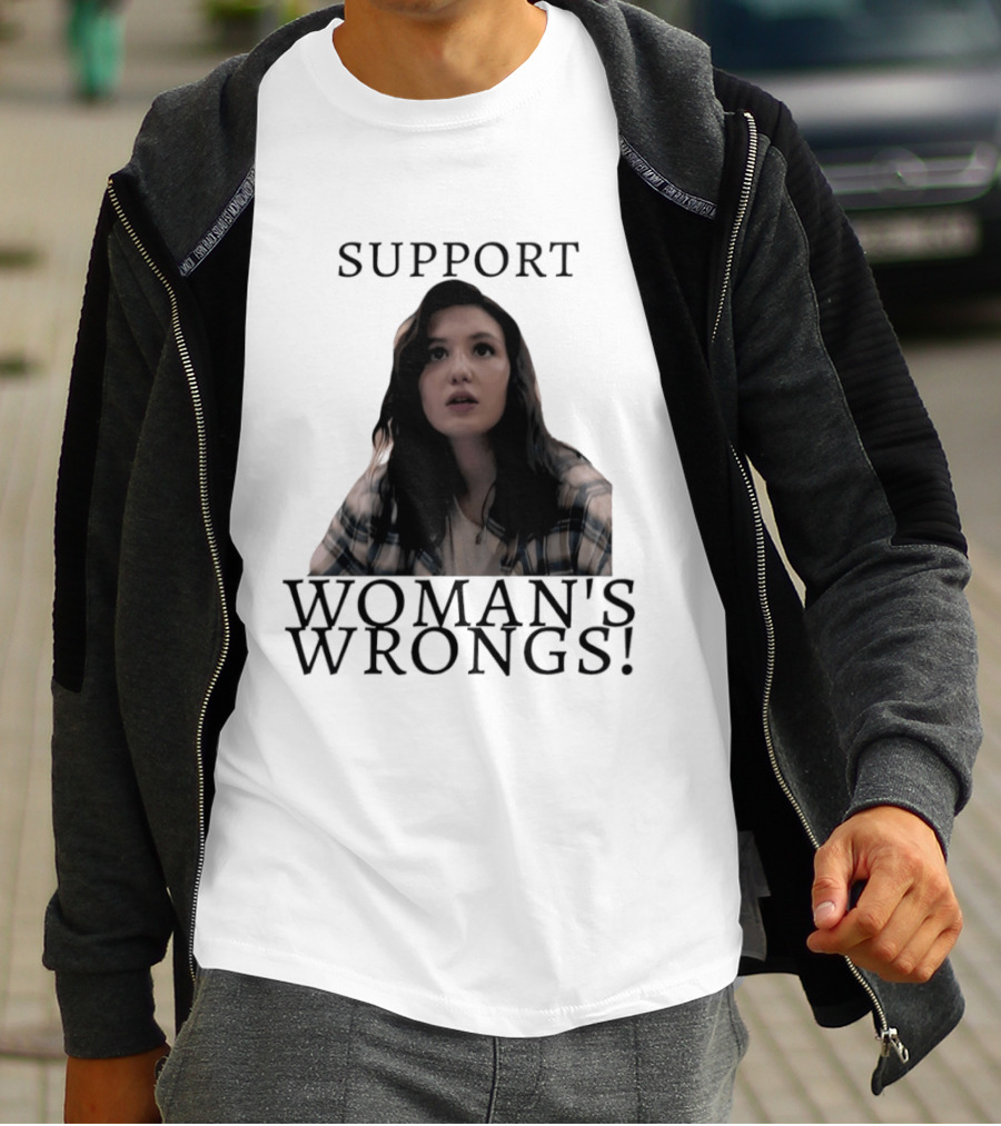 Sophie Nelisse Support Woman's Wrongs Empowerment T-Shirt