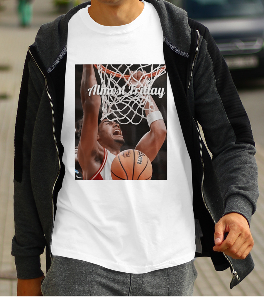 Koa Peat Arizona Wildcats Basketball Almost Friday Dunk T-Shirt
