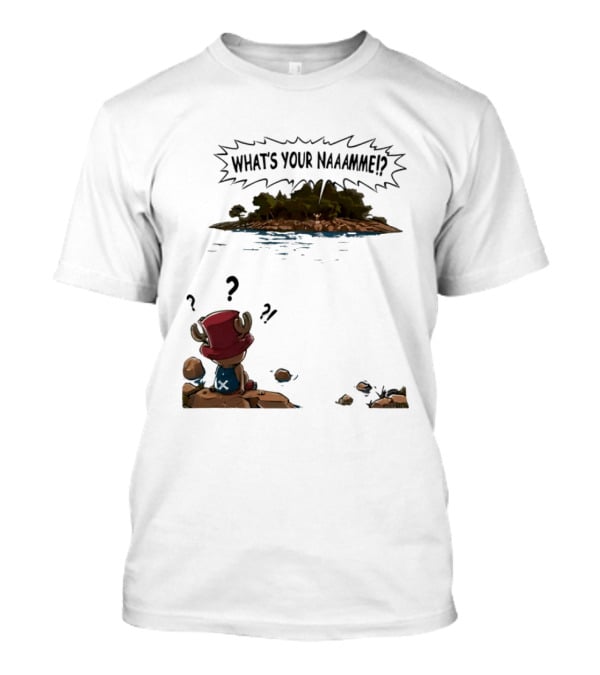 Tony Tony Chopper What's Your Name Island Question Marks T-Shirt