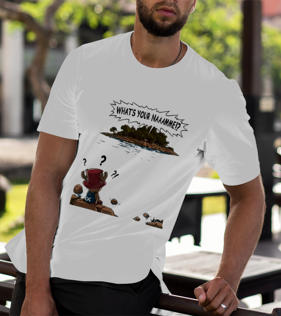 Tony Tony Chopper What's Your Name Island Question Marks T-Shirt