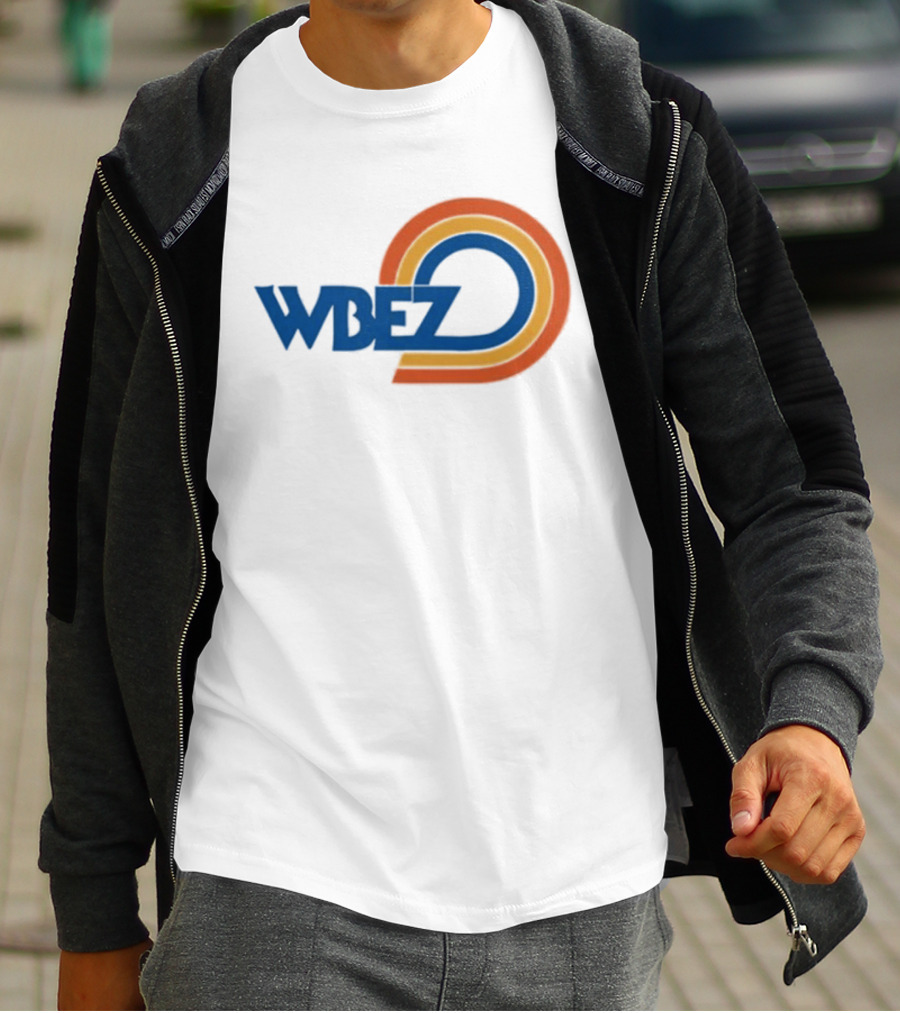 WBEZ Retro Bold Multicolor Circular T-Shirt