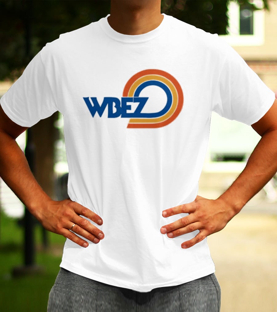 WBEZ Retro Bold Multicolor Circular T-Shirt