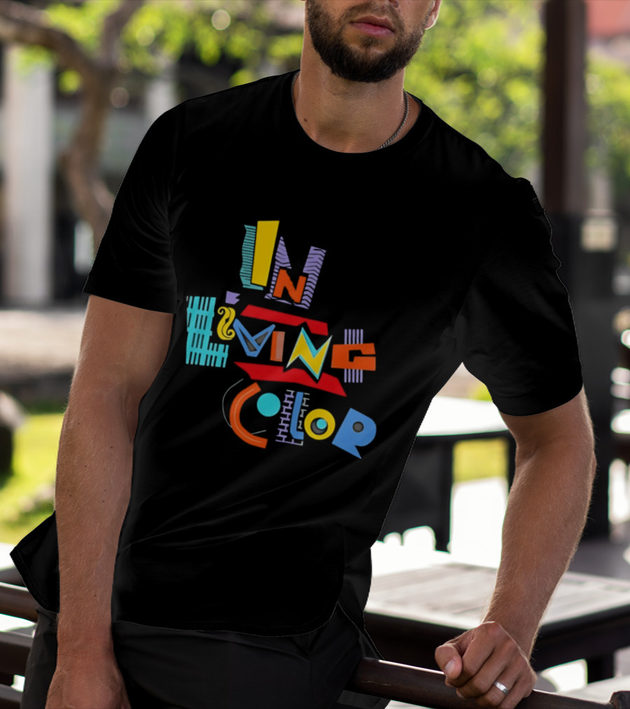 In Living Color 90s Retro Style Vivid T-Shirt