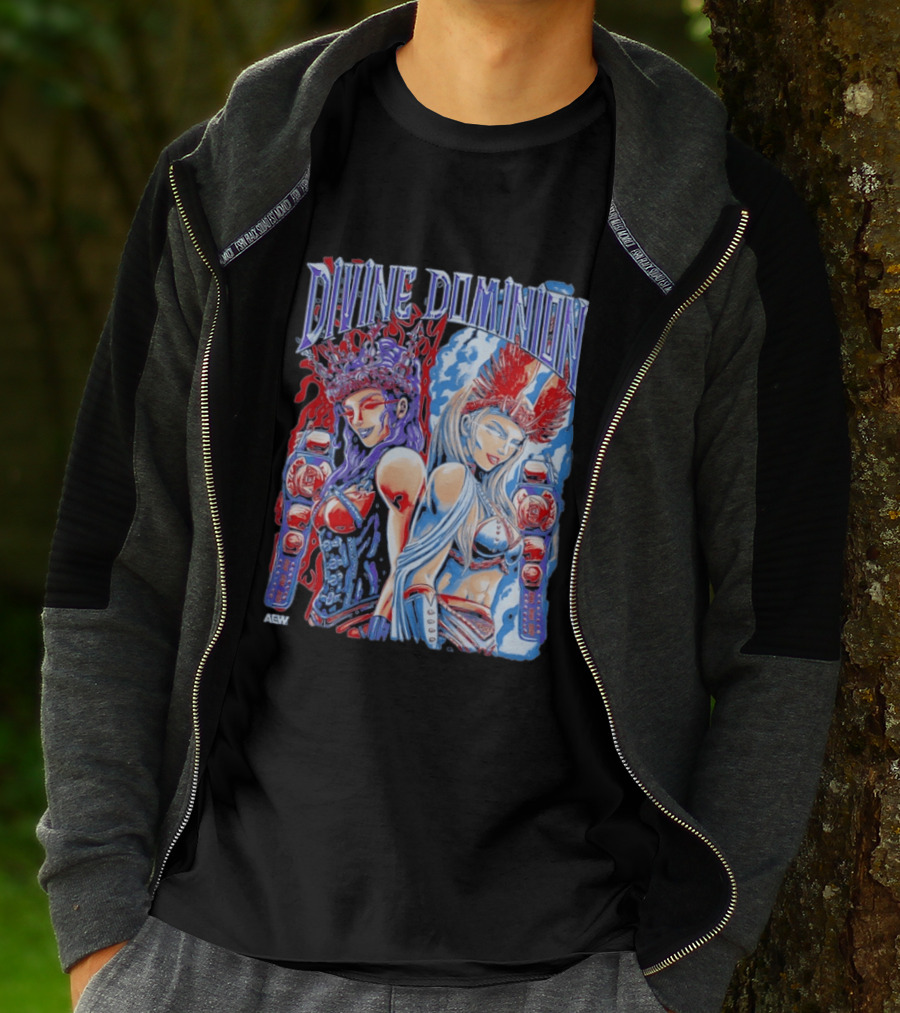 Divine Dominion AEW Megan Bayne Lena Kross Wrestling Champions T-Shirt