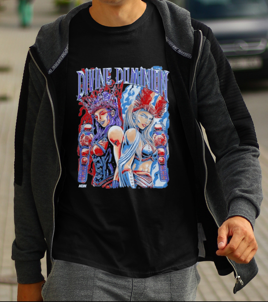 Divine Dominion AEW Megan Bayne Lena Kross Wrestling Champions T-Shirt