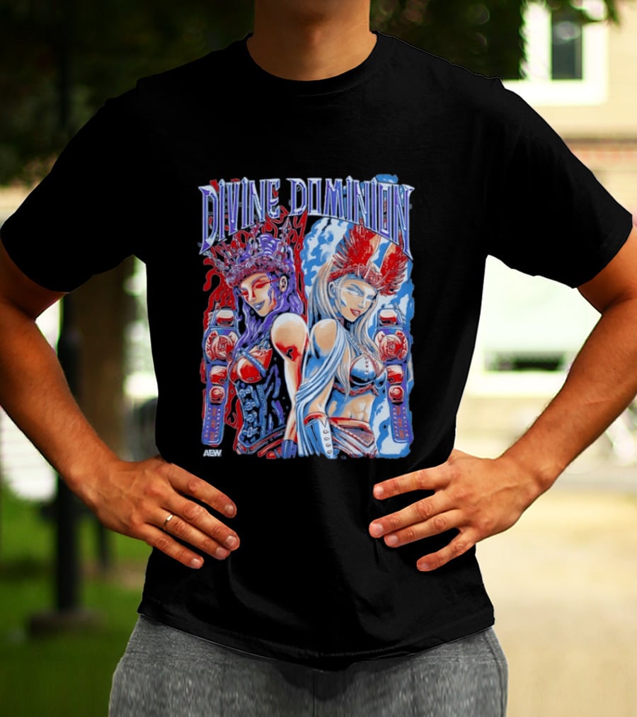 Divine Dominion AEW Megan Bayne Lena Kross Wrestling Champions T-Shirt