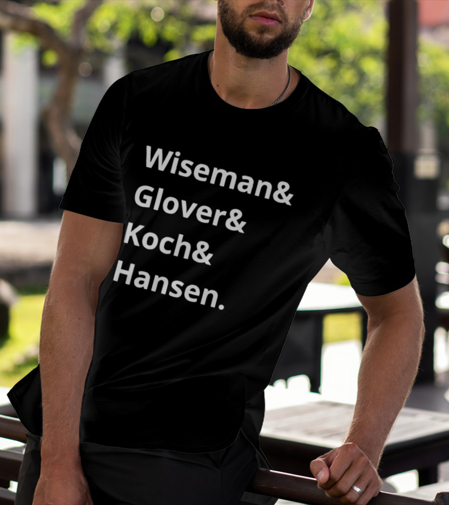 Wiseman Glover Koch Hansen Artemis II Moon Mission Crew T-Shirt