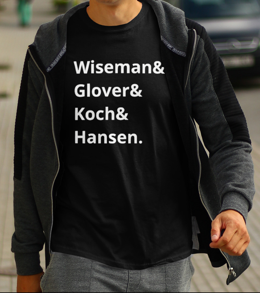 Wiseman Glover Koch Hansen Artemis II Moon Mission Crew T-Shirt
