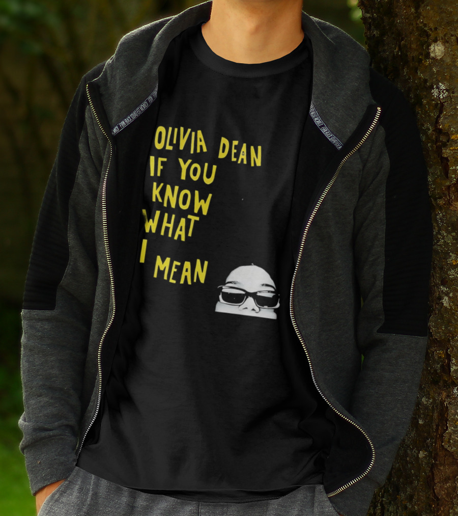 Olivia Dean If You Know What I Mean Glasses Sketch T-Shirt