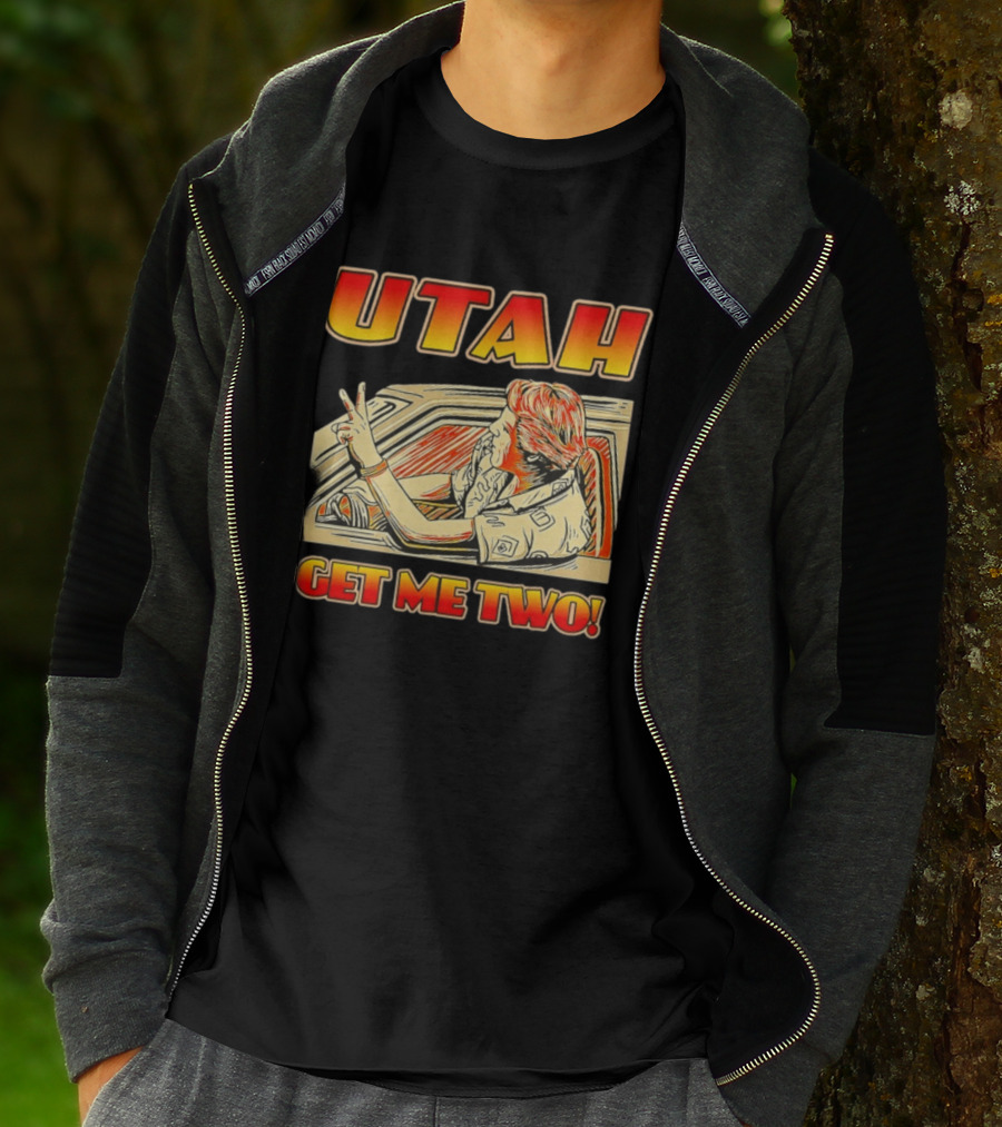 Utah Get Me Two Vintage Movie Car Scene T-Shirt