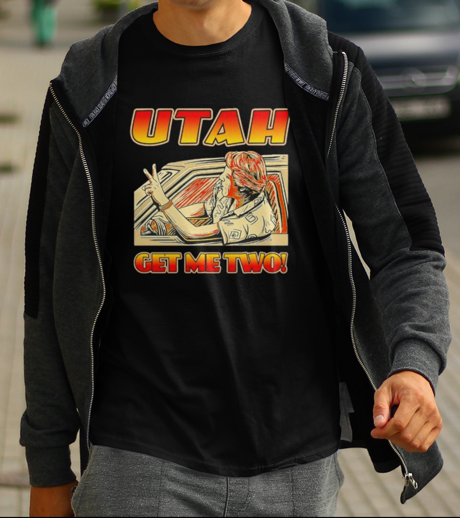 Utah Get Me Two Vintage Movie Car Scene T-Shirt