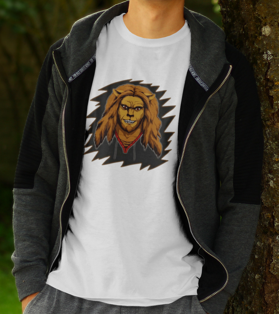 Beast Craft Garrett The Garbage Werewolf Lion Hybrid T-Shirt