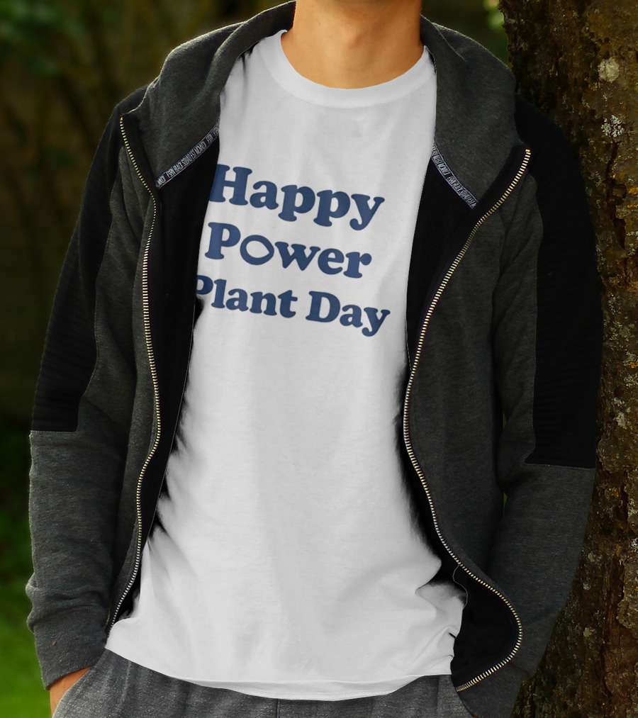 Happy Power Plant Day Energy Celebration T-Shirt