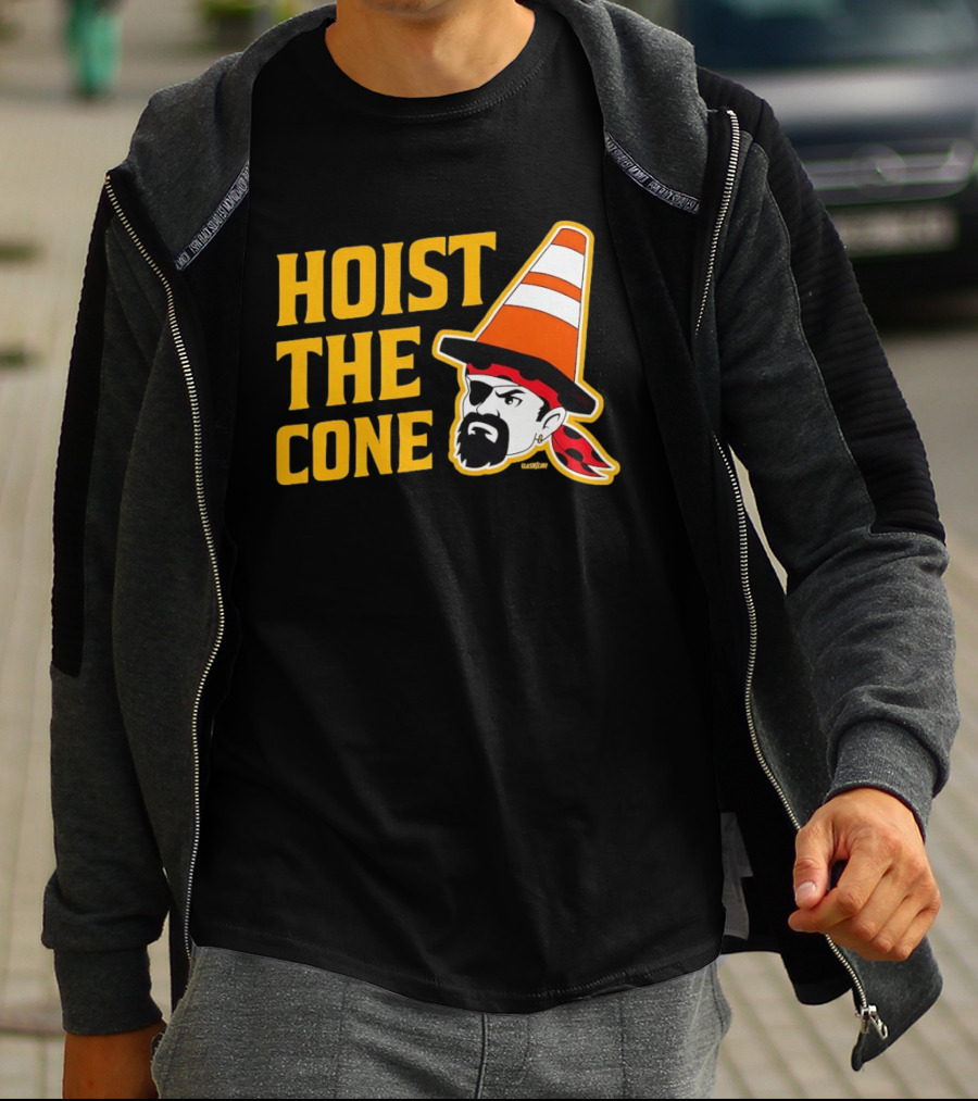 Pittsburgh Pirates Hoist The Cone Traffic Cone Hat Pirate T-Shirt