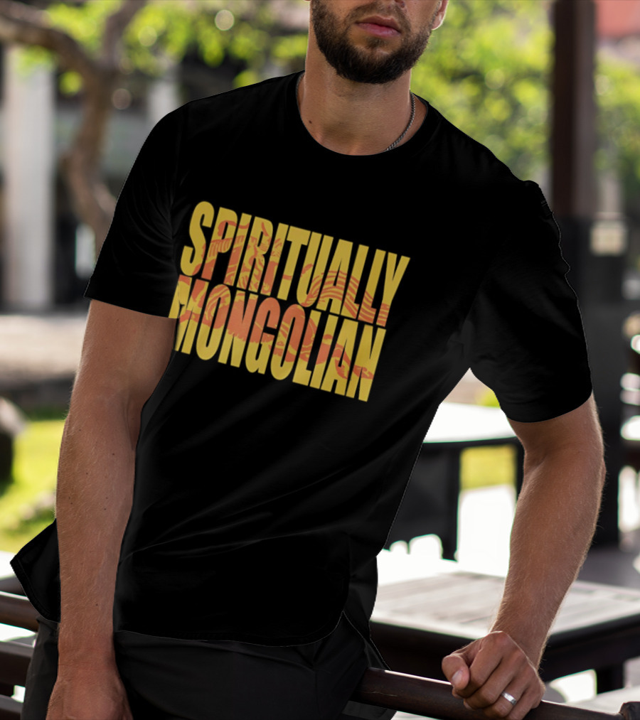 Spiritually Mongolian Traditional Motifs T-Shirt