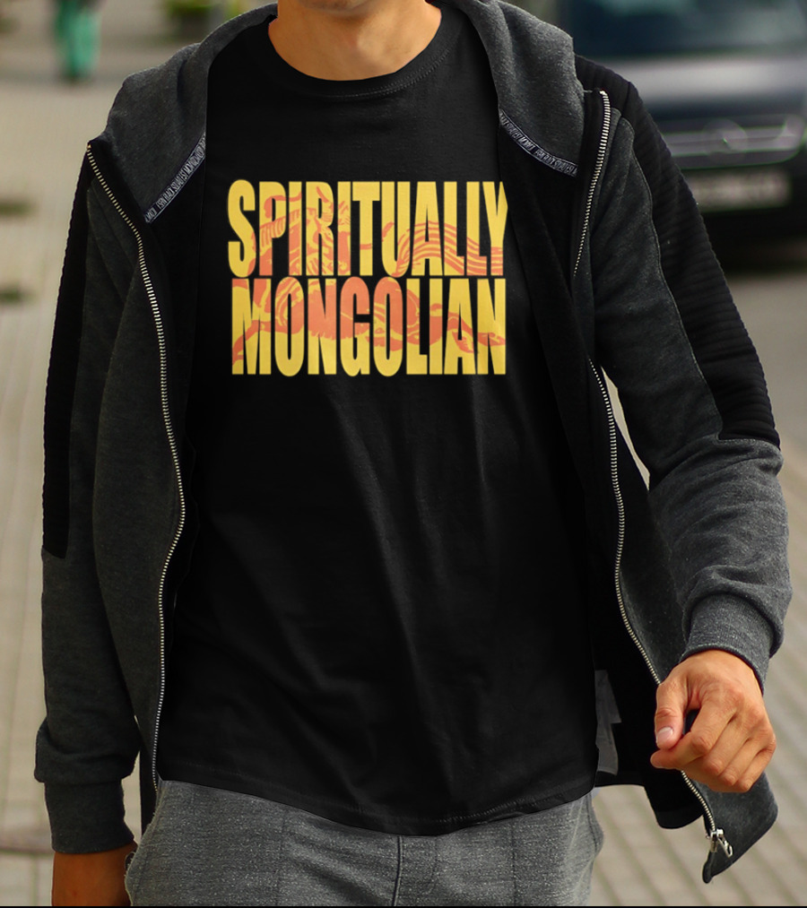 Spiritually Mongolian Traditional Motifs T-Shirt