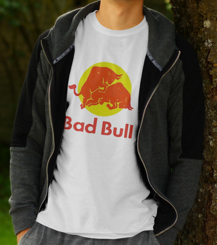 Bad Bull Red Bull Parody Bulls T-Shirt